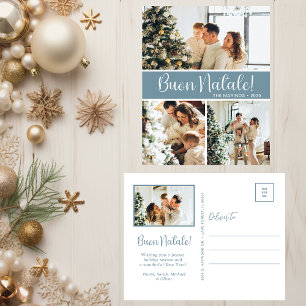 Cartes Pour Fêtes Annuelles Buon Natale 4 Photo