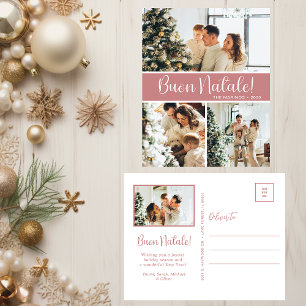 Cartes Pour Fêtes Annuelles Buon Natale 4 Photo