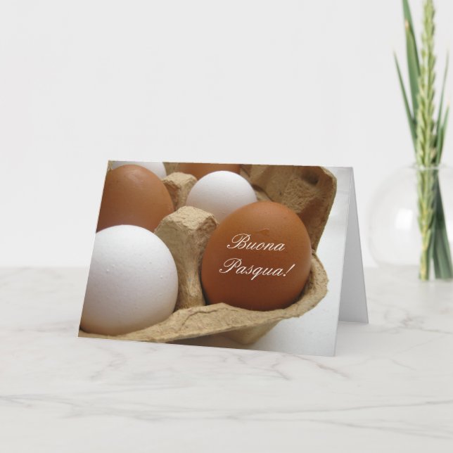 Cartes Pour Fêtes Annuelles Buona Pasqua Italien Bonne Pâques (Devant)
