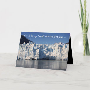 Cartes Pour Fêtes Annuelles Burve with Love Glacier and Volcano Card