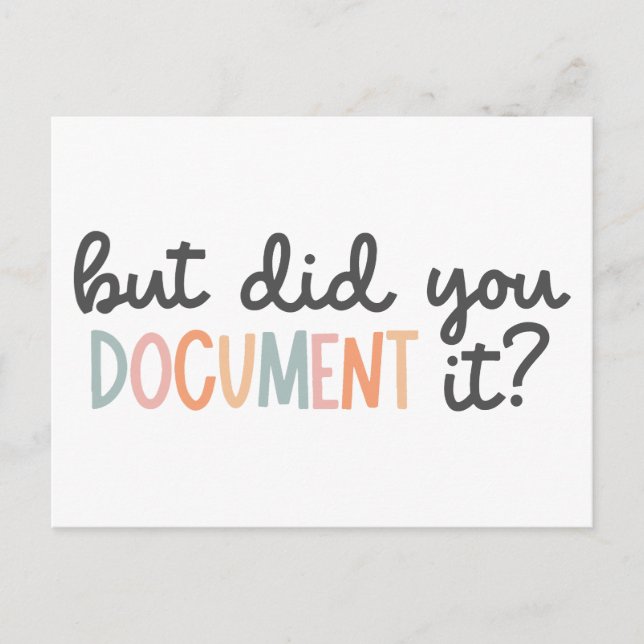 Cartes Pour Fêtes Annuelles But did you document it? (Devant)