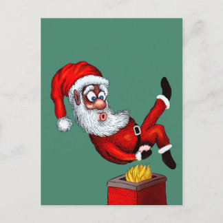Cartes Pour Fêtes Annuelles Butt de Santa Hot