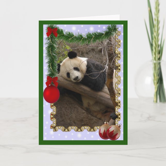 Cartes Pour Fêtes Annuelles c-panda-21-c (Devant)