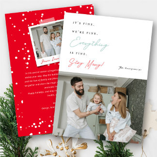Cartes Pour Fêtes Annuelles Ça va, tout va bien, tout va bien...