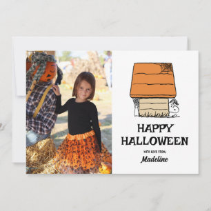 Cartes Pour Fêtes Annuelles cacahuètes   Bonne Halloween