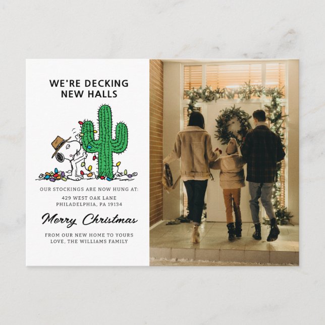 Cartes Pour Fêtes Annuelles cacahuètes | Décorations Spike pour Noël (Devant)