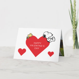 Cartes Pour Fêtes Annuelles Cacahuètes   Saint-Valentin Woodstock & Snoopy