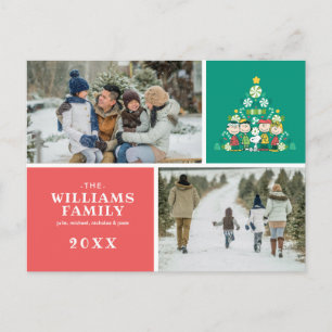 Cartes Pour Fêtes Annuelles Cacahuètes   Sapin de Noël à la menthe poivrée