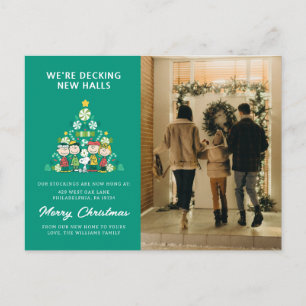 Cartes Pour Fêtes Annuelles Cacahuètes   Sapin de Noël à la menthe poivrée