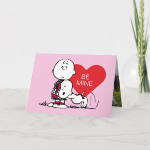 Cartes Pour Fêtes Annuelles cacahuètes Snoopy & Charlie Brown Valentine