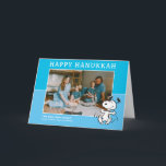 Cartes Pour Fêtes Annuelles cacahuètes | Snoopy Happy Hanoukka<br><div class="desc">Envoyez cette amusante carte de vacances Peanuts. Personnalisez avec votre photo.</div>