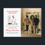 Cartes Pour Fêtes Annuelles cacahuètes | Snoopy Ho Ho Ho Plat alimentaire<br><div class="desc">Snoopy est un mignon beagle de la bande dessinée Peanuts de Charles Schulz. Pendant Noël,  il s'habille souvent comme Père Noël,  apportant joie et rire à tout le monde.</div>