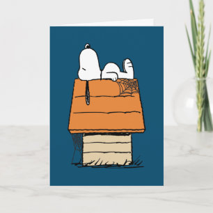 Cartes Pour Fêtes Annuelles cacahuètes   Snoopy & the Boos