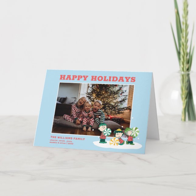 Cartes Pour Fêtes Annuelles cacahuètes | Un cadeau pour vous (Devant)