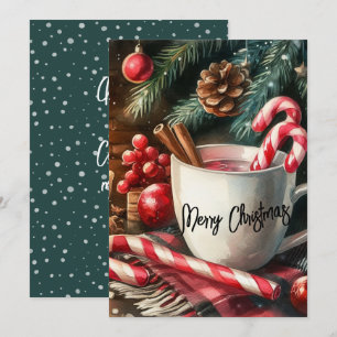 Cartes Pour Fêtes Annuelles Cacao et Joie