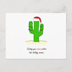Cartes Pour Fêtes Annuelles Cactus Christmas