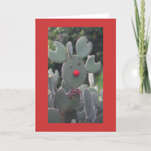 Cartes Pour Fêtes Annuelles Cactus de Rudolph