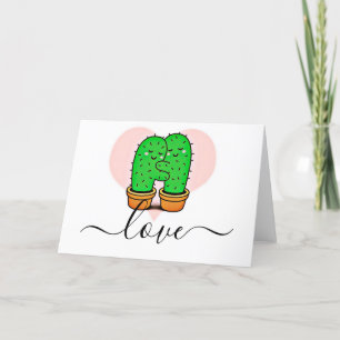 Cartes Pour Fêtes Annuelles Cactus mignon
