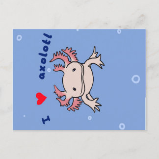 Cartes Pour Fêtes Annuelles Cadeau Axolotl| Axolotl Mignon Pour Anniversaire 
