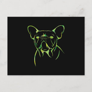 Cartes Pour Fêtes Annuelles Cadeau Chien Cadeau Mignon et Froid de Bouledogu