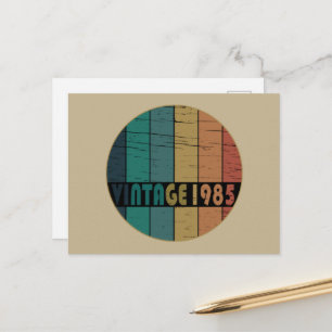 Cartes Pour Fêtes Annuelles Cadeau d'anniversaire de 1985
