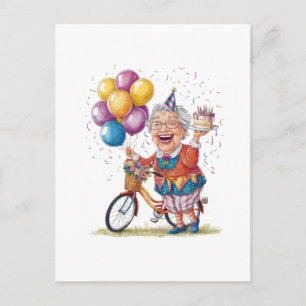 Cartes Pour Fêtes Annuelles Cadeau d'anniversaire humoristique pour grand-mère
