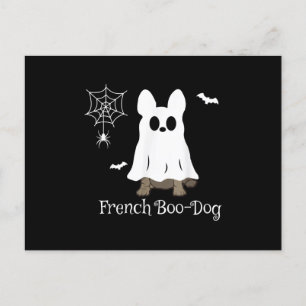 Cartes Pour Fêtes Annuelles Cadeau de Bouledogue français Halloween French Boo
