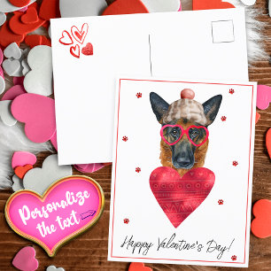 Cartes Pour Fêtes Annuelles Cadeau de la Saint-Valentin amateur de chiens Berg