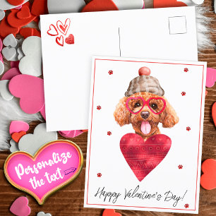 Cartes Pour Fêtes Annuelles Cadeau de la Saint-Valentin amateur de chiens Cani