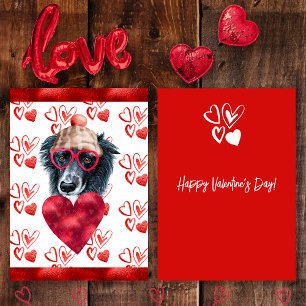 Cartes Pour Fêtes Annuelles Cadeau de la Saint-Valentin pour amateur de chien