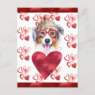 Cartes Pour Fêtes Annuelles Cadeau de la Saint-Valentin pour amateur de chien 
