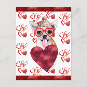 Cartes Pour Fêtes Annuelles Cadeau de la Saint-Valentin pour amateur de chiens
