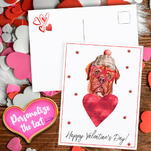 Cartes Pour Fêtes Annuelles Cadeau de la Saint-Valentin pour amateur de chiens