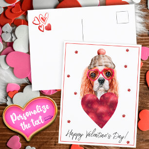 Cartes Pour Fêtes Annuelles Cadeau de la Saint-Valentin pour amateur de chiens