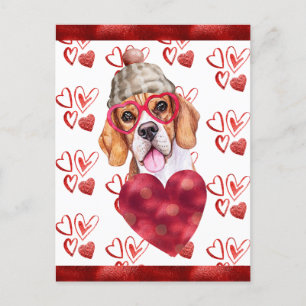 Cartes Pour Fêtes Annuelles Cadeau de la Saint-Valentin pour amateur de chiens