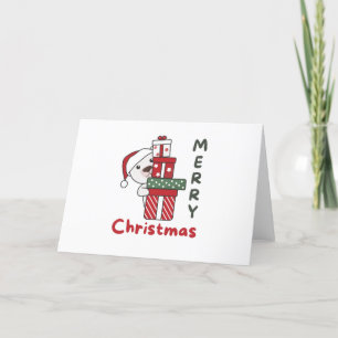 Cartes Pour Fêtes Annuelles Cadeau de Noël d'ours polaire Animaux d'hiver Ours