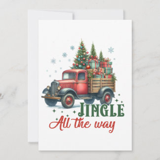 Cartes Pour Fêtes Annuelles Cadeau de Noël Jingle All The Way