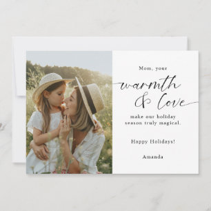 Cartes Pour Fêtes Annuelles Cadeau de Noël photo pour maman souvenir de famill