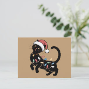 Cartes Pour Fêtes Annuelles Cadeau de Noël pour maman amateur de chat noir mig
