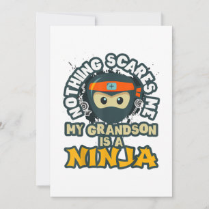 Cartes Pour Fêtes Annuelles Cadeau de petit-fils Mon grand-père guerrier Grand