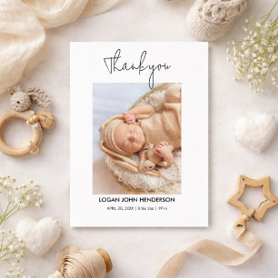 Cartes Pour Fêtes Annuelles Cadeau de remerciement pour bébé Shower 4 Collage 