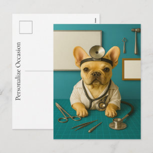 Cartes Pour Fêtes Annuelles Cadeau de vœux de rétablissement pour chiot docteu