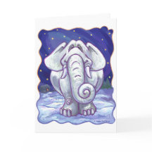 Cadeau Eléphant blanc mignon