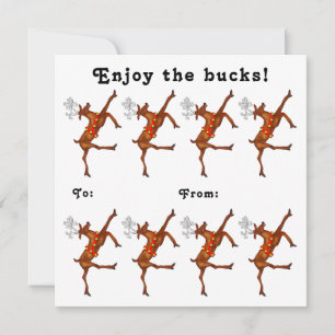 Cartes Pour Fêtes Annuelles Cadeau en espèces pour Noël