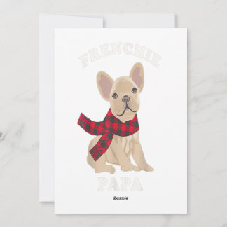 Cartes Pour Fêtes Annuelles Cadeau Français Bulldog pour famille correspondant