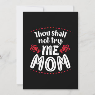 Cartes Pour Fêtes Annuelles Cadeau Mère Essayez Moi Maman