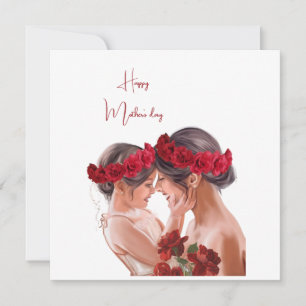 Cartes Pour Fêtes Annuelles Cadeau Personnalisé Floral Chaleureux