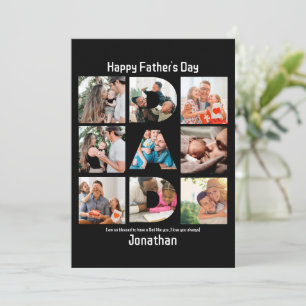 Cartes Pour Fêtes Annuelles Cadeau personnalisé pour papa Fête des pères 9 Col