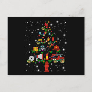 Cartes Pour Fêtes Annuelles Cadeau pompier   Joyeux pompier de Noël Fun