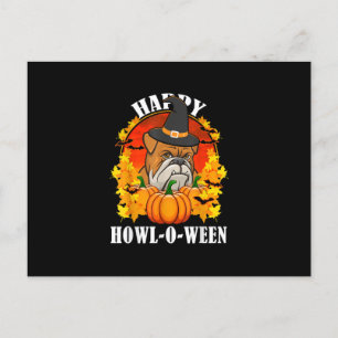 Cartes Pour Fêtes Annuelles Cadeau pour chien   Cadeau d'Halloween Bouledogue 